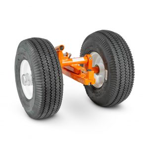 Mechanical ground handling wheels for MD 500, MD 520, and MD 530 helicopters