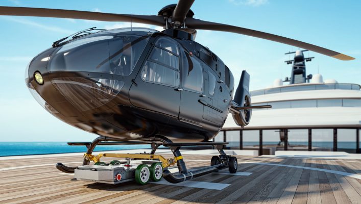 V616 Helicopter Cart for Vessel / Yacht